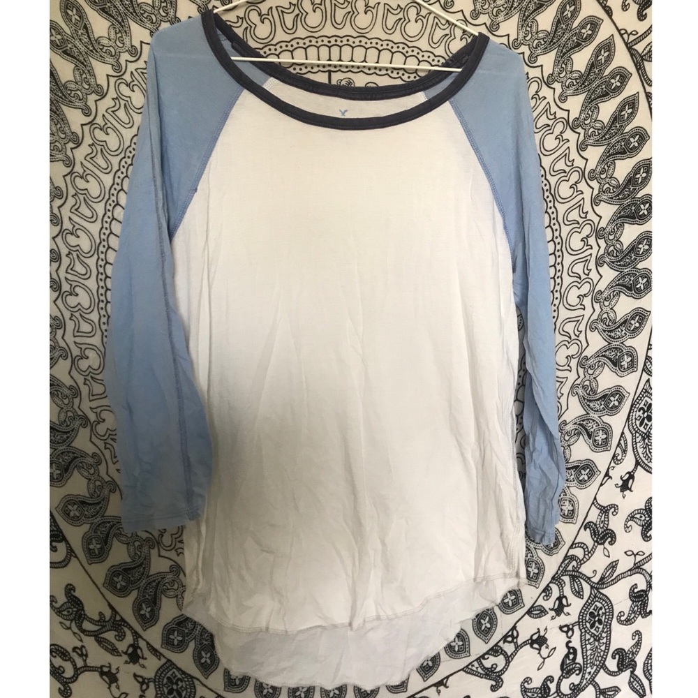 American Eagle Baseball T Shirt